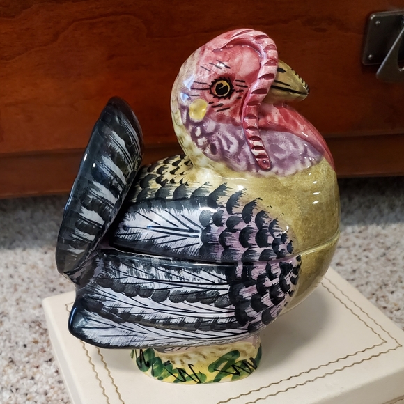 LAST CHANCE Turkey Gravy Boat Made in Italy - Picture 3 of 16